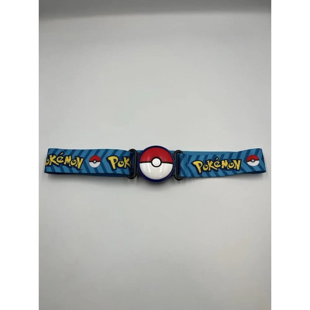 Pokemon Clip N Go Belt (Blue) 2018 TOMY Toys Adjustable Strap NICE BELT SEE ALL